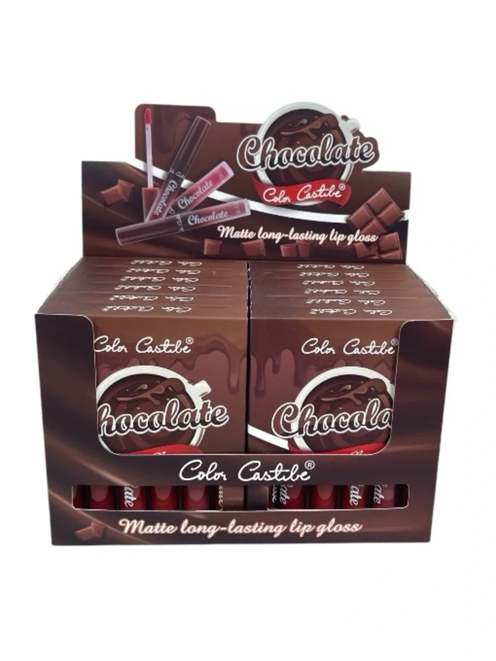 Chocolate Matte Long-Lasting Lip Gloss